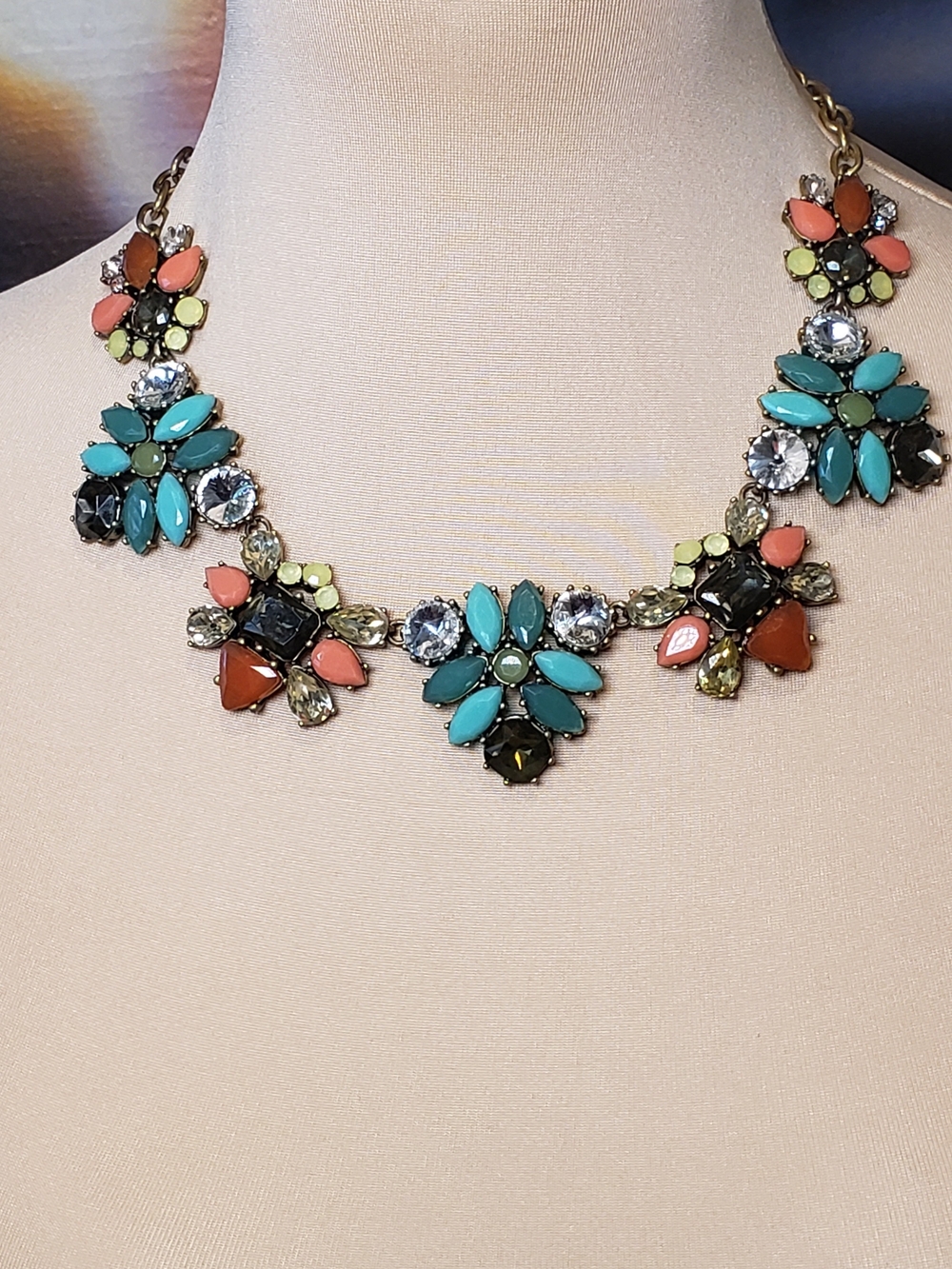 Colorful Floral Statement Necklace By Stella & Dot
